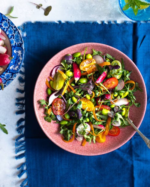 summer refreshing salad - food stock pictures, royalty-free photos & images