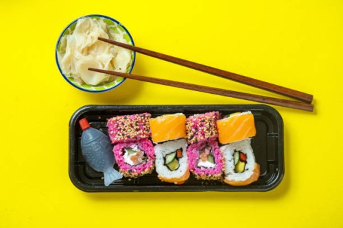 sushi roll - junk food stock pictures, royalty-free photos & images