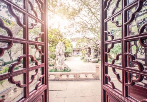 suzhou garden - garden decoration stock pictures, royalty-free photos & images