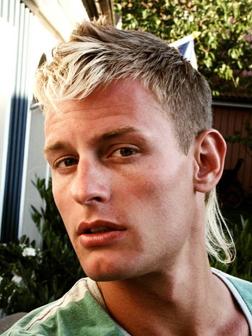 swedish man mohawk hair - hairstyle stock pictures, royalty-free photos & images