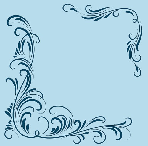 swirl ornament - home decoration stock illustrations