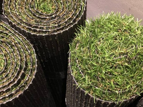 synthetic grass carpet - garden decoration stock pictures, royalty-free photos & images