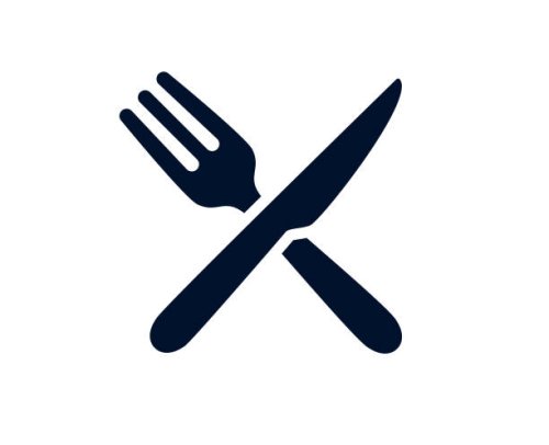 table knife and fork - vector - food stock illustrations