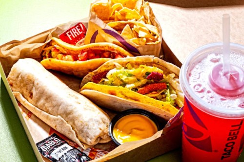 Taco Bell Luxe Cravings Box for Fast food value meals for Trend feature in Food photographed for Food in Washington, DC on August 26, 2024.