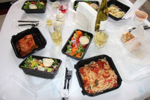 take-out dinner containers at home - junk food stock pictures, royalty-free photos & images