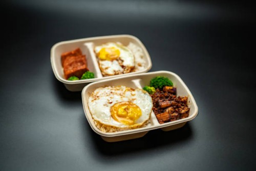 take away taiwanese food with rice - junk food stock pictures, royalty-free photos & images