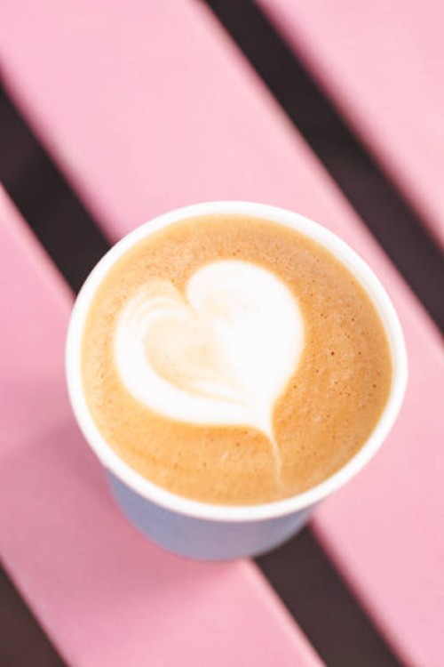 takeaway coffee on pink table. - junk food stock pictures, royalty-free photos & images