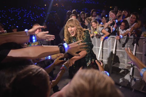 Taylor Swift, Swift performs during the Taylor Swift reputation Stadium Tour at FedExField on July 11, 2018 in Landover, Maryland.