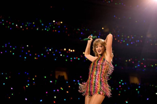 Taylor Swift, Swift performs onstage during the Taylor Swift reputation Stadium Tour at AT&T Stadium on October 6, 2018 in Arlington, Texas.