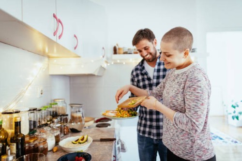 teamwork in the kitchen - food stock pictures, royalty-free photos & images