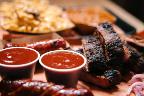 texas style smokehouse bbq - food stock pictures, royalty-free photos & images