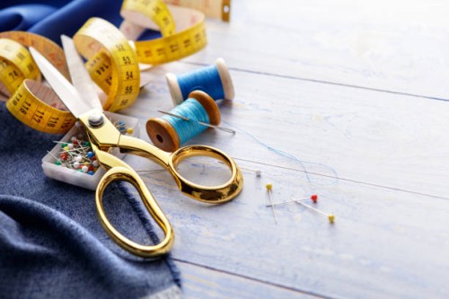 textile: sewing items still life - fashion stock pictures, royalty-free photos & images
