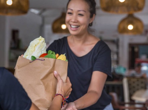 thank you for your quick delivery service - food stock pictures, royalty-free photos & images