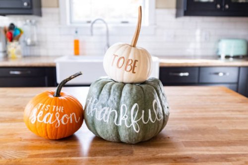 thanksgiving pumpkin display - home decoration stock pictures, royalty-free photos & images