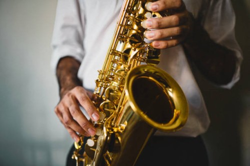 the saxophone player - concert stock pictures, royalty-free photos & images
