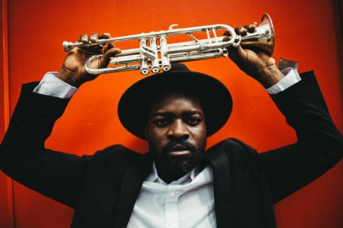 the trumpet player - concert stock pictures, royalty-free photos & images