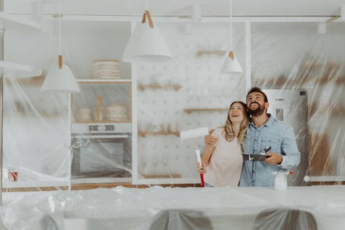 time to paint - home decoration stock pictures, royalty-free photos & images