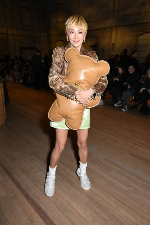 Tina Leung at the Coach Fall RTW 2025 fashion show as part of New York Fashion Week held at the Park Avenue Armory on February 10, 2025 in New York,...