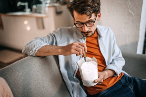 today is the day for ordered food - junk food stock pictures, royalty-free photos & images