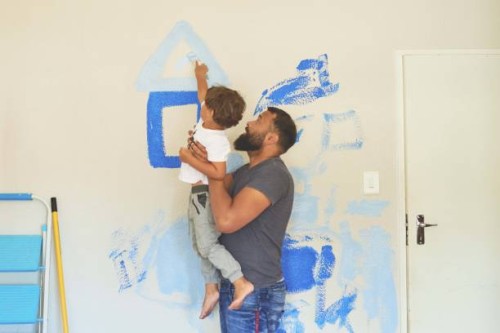 together we're making this house a home - home decoration stock pictures, royalty-free photos & images