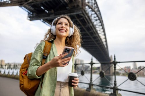 tourist sightseeing in sydney under the harbor bridge - travel stock pictures, royalty-free photos & images