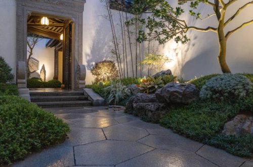 traditional chinese courtyard - garden decoration stock pictures, royalty-free photos & images