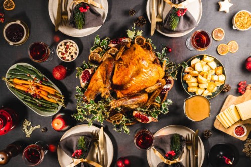 traditional christmas eve dinner on table - food stock pictures, royalty-free photos & images