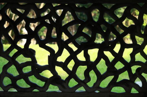 traditional garden window on wall - garden decoration stock pictures, royalty-free photos & images