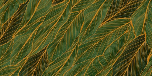tropical leaves. beautiful print with hand drawn exotic plants and dots. fashion botanical fabric seamless pattern design. - fashion stock illustrations