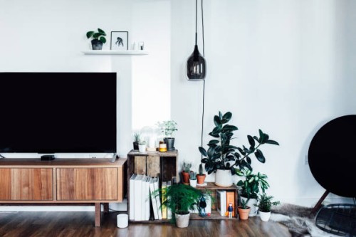 tv unit in living room - home decoration stock pictures, royalty-free photos & images