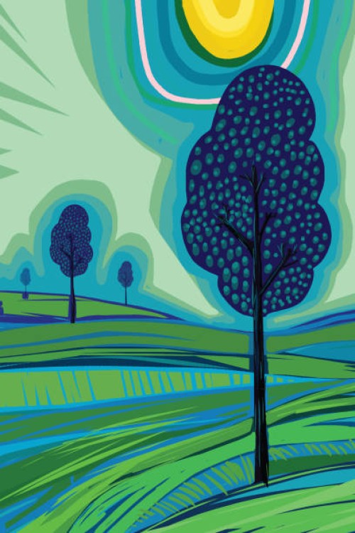 vector of beauty nature - garden decoration stock illustrations