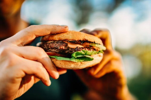 vegan food - junk food stock pictures, royalty-free photos & images