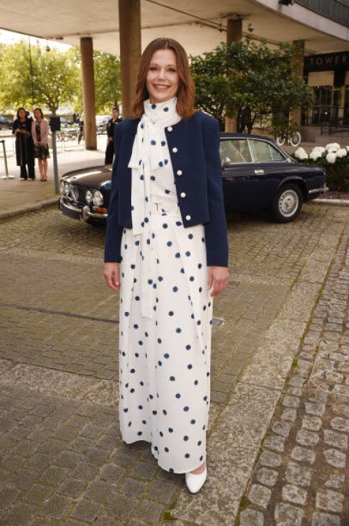 Victoria Starmer attends the Edeline Lee show during London Fashion Week September 2024 on September 16, 2024 in London, England.