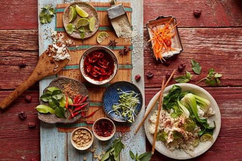 vietnamese chicken and rice - food stock pictures, royalty-free photos & images