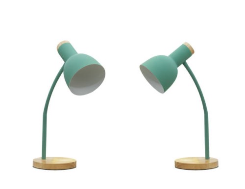 vintage green table lamp. clipping path - home decoration stock pictures, royalty-free photos & images