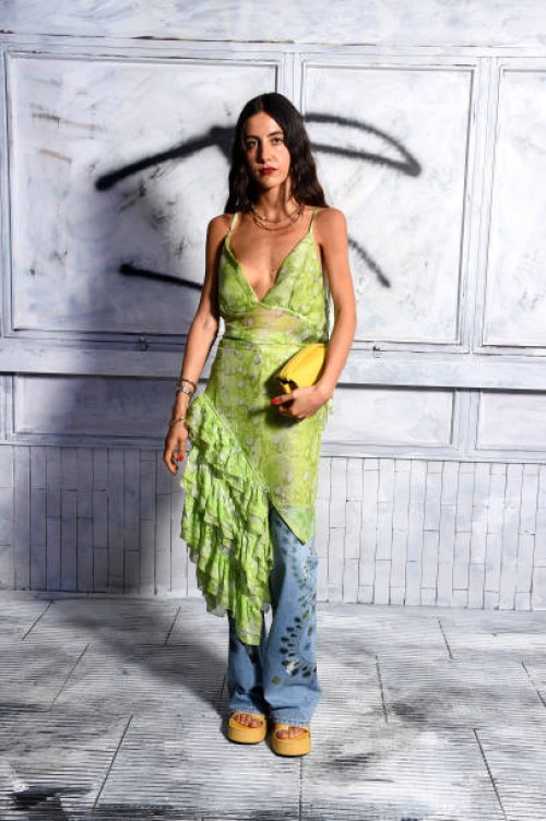 Vittoria De Carlo attends the John Richmond fashion show during the Milan Men's Fashion Week S/S 2025 on June 15, 2024 in Milan, Italy.