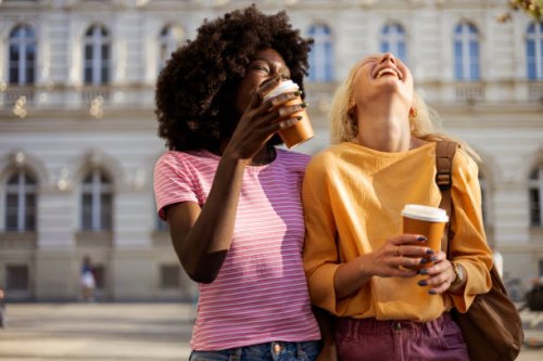 we all need a girly catch up now and then - coffee stock pictures, royalty-free photos & images