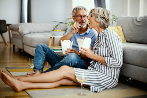 we enjoy our relaxed time and food together. - junk food stock pictures, royalty-free photos & images