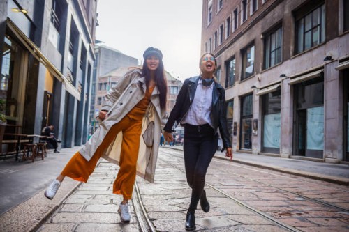 weekend getaway with a best friend - fashion stock pictures, royalty-free photos & images