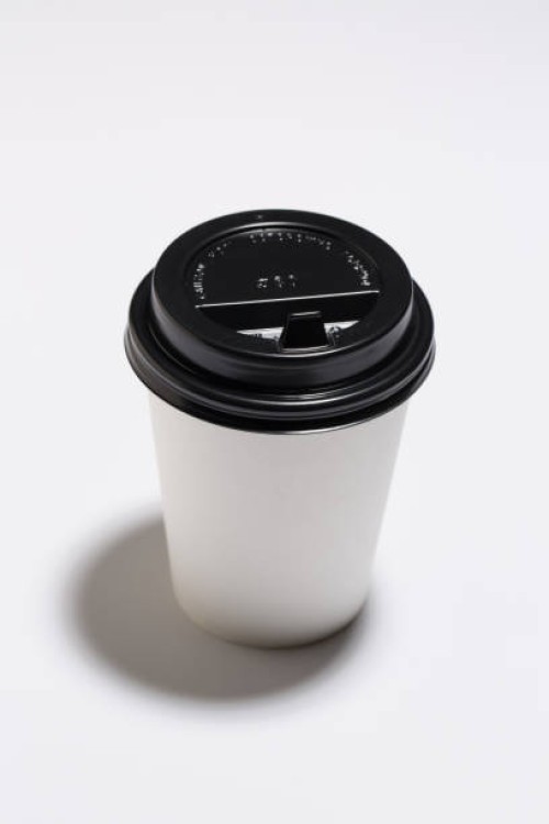 white paper disposable cup - junk food stock pictures, royalty-free photos & images
