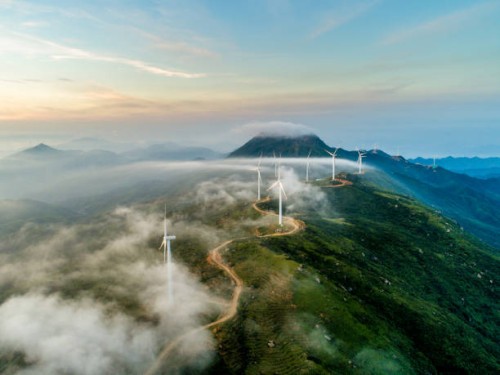 wind power generation - travel stock pictures, royalty-free photos & images