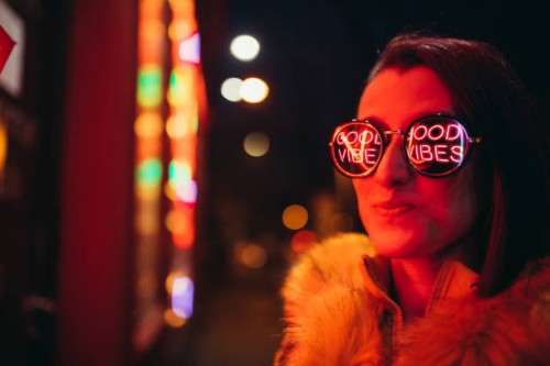 woman and neon light - fashion stock pictures, royalty-free photos & images