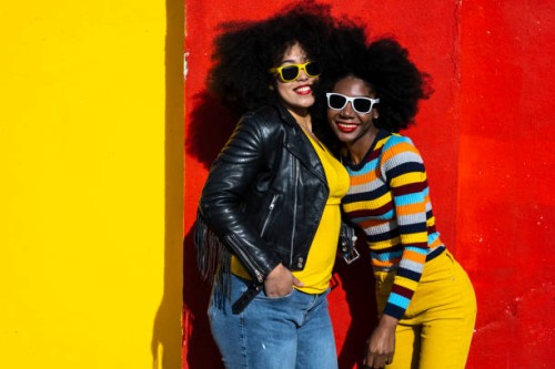 women in color - fashion stock pictures, royalty-free photos & images