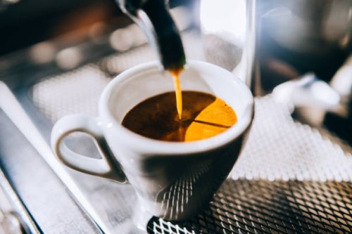 wonderful espresso shot pouring out. - coffee stock pictures, royalty-free photos & images