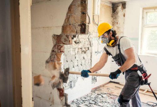 worker using hammer - home decoration stock pictures, royalty-free photos & images