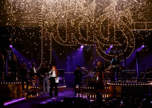 Wynonna Judd performs onstage for The Judds Love Is Alive The Final Concert hosted by CMT at Murphy Center at Middle Tennessee State University on...