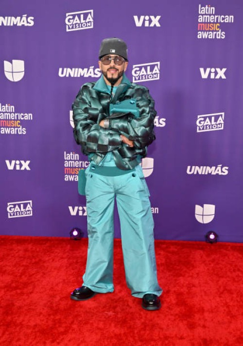Yandel attends the 2024 Latin American Music Awards at MGM Grand Garden Arena on April 25, 2024 in Las Vegas, Nevada.