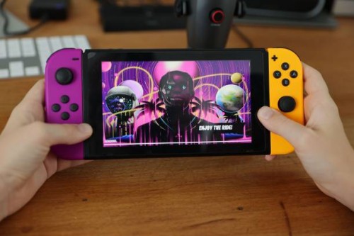 Year-old Ansel, the photographer’s son, plays Fortnite featuring Travis Scott Presents: Astronomical on April 23, 2020 in South Pasadena, California....