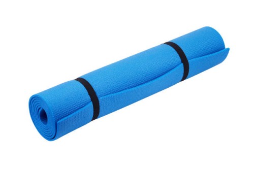 yoga mat isolated on white background - home decoration stock pictures, royalty-free photos & images