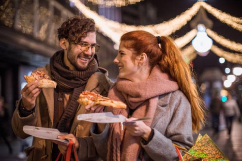 you get hungry after shopping - junk food stock pictures, royalty-free photos & images